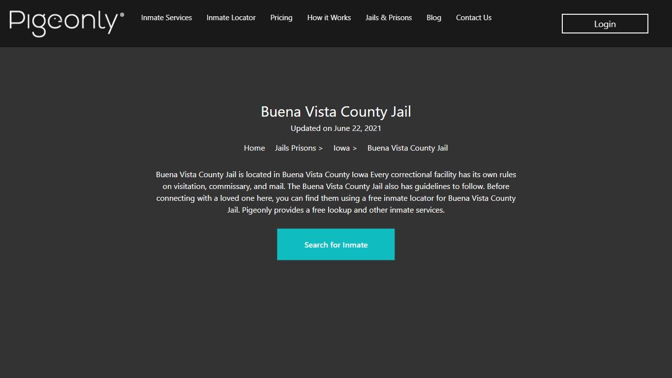 Buena Vista County Jail Inmate Search | Iowa